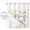 Yellow, variant on No Hook Rainbow Sunshine Shower Curtain with Snap in Liner Set, Rainy Cute Blue Border Waterproof Fabric Bathroom Curtains with See Through Top Window, Hotel Style Modern 66 x 72 Inch