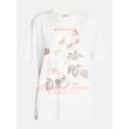 thumbnail image 5 of No Boundaries Washed Graphic Boyfriend Tee, Women's XXS-XXL, 5 of 5