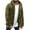 Army Green, variant on Tejiojio Winter Men Winter Long Sleeve Fleece Warm Hooded Loose Plus Size Coat