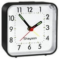 thumbnail image 7 of Shayson Digital Alarm Clock, Silent Electric Small Analog Clock, Snooze Digital Clocks with Light, Battery Operated Loud Alarm Clock for Bedroom, Bedside, Desk, Student (Black), 7 of 7