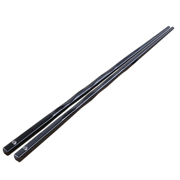 Fiudx Juego de Palillos Japoneses, de Aleación Antideslizante, Ideal para Comer Sushi, Ideal Como Regalo Chino, de Fibra de Vidrio Polimérica Duradera, 24 Cm de Largo, Incluye 1 Par, Uso Versátil.