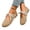 Khaki, variant on YOUYEDIAN Mary Jane Shoes Women Vintage Pointed Toe Comfy Slip On Fashion Lace-up Low Heel Flats Versatile Soft Outdoor Casual Walking Shoes
