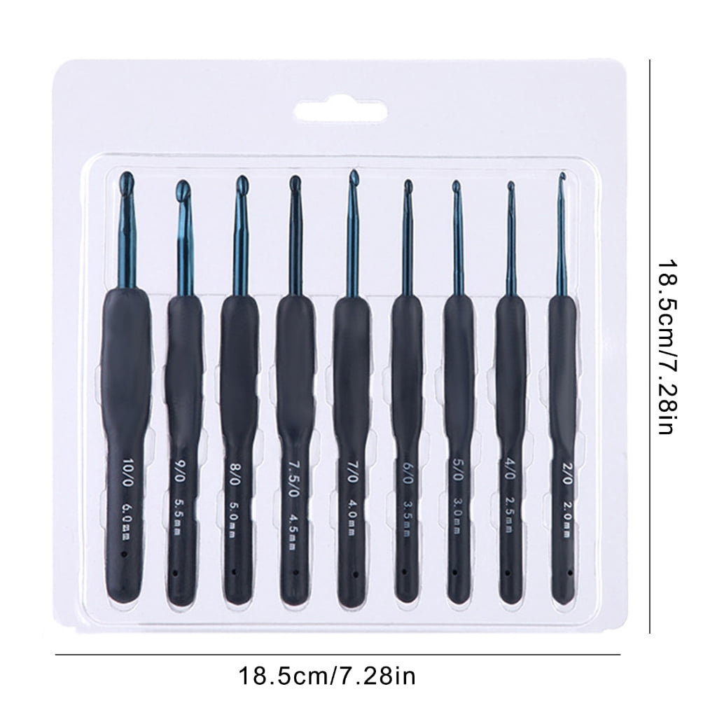 5 Set 2.0mm-6.0mm Crochet Hook Set Practical Knitting Needle Crochet Needle