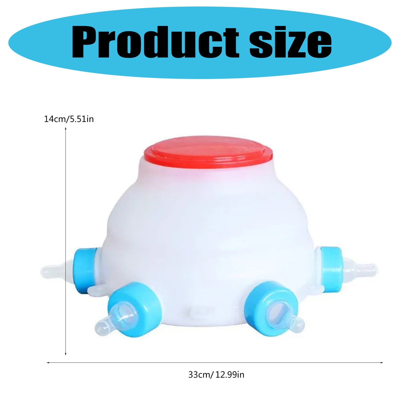 Portable Nurseries Weaner Cow Ranch Tool Calfs Feeding Baby Bottles Feeders for Various Species with User Friendly