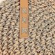 thumbnail image 4 of Straw Handbags Women Handwoven Round Straw Bags Tote Woven Handle Shoulder Bag, 4 of 4