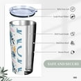 thumbnail image 4 of Mom Stainless Steel Thermal Tumbler with Lid, Funny Mom Flower Tumbler for Mama Women Mothers Day Gifts, Double Wall Vacuum Insulated Travel Mug, Birthday or Christmas Gifts, 20oz, 4 of 6