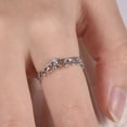 thumbnail image 6 of HeartsAndYou Filigree Women Engagement Ring for Women 0.2ct Round Cut Moissanite 18k White Gold Over Silver, 6 of 6