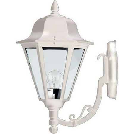 

Dabmar Lighting GM137-W Daniella Wall Fixture with Clear Glass - 26W with DL-S26-GU24 120V White