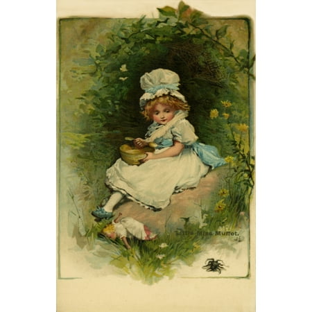 Little Miss Muffet Poster Print By Mary Evans Picture LibraryPeter & Dawn Cope Collection