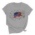 thumbnail image 2 of Cavosen Independence Day T Shirt Women Petite Patriotic Short Sleeve Crewneck Tops American Flag Print T Shirts Lady M Independence Day Casual Tops Funny 4th of July Tunic Tees 2025 Patriotic Clothes, 2 of 7