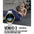 thumbnail image 5 of Garmin Venu 3S GPS Smartwatch, AMOLED Display 41 mm Watch, Advanced Health and Fitness Features, Up to 10 Days of Battery, Wheelchair Mode, Sleep Coach, Ivory Case with Wearable4U Power Bank Bundle, 5 of 5