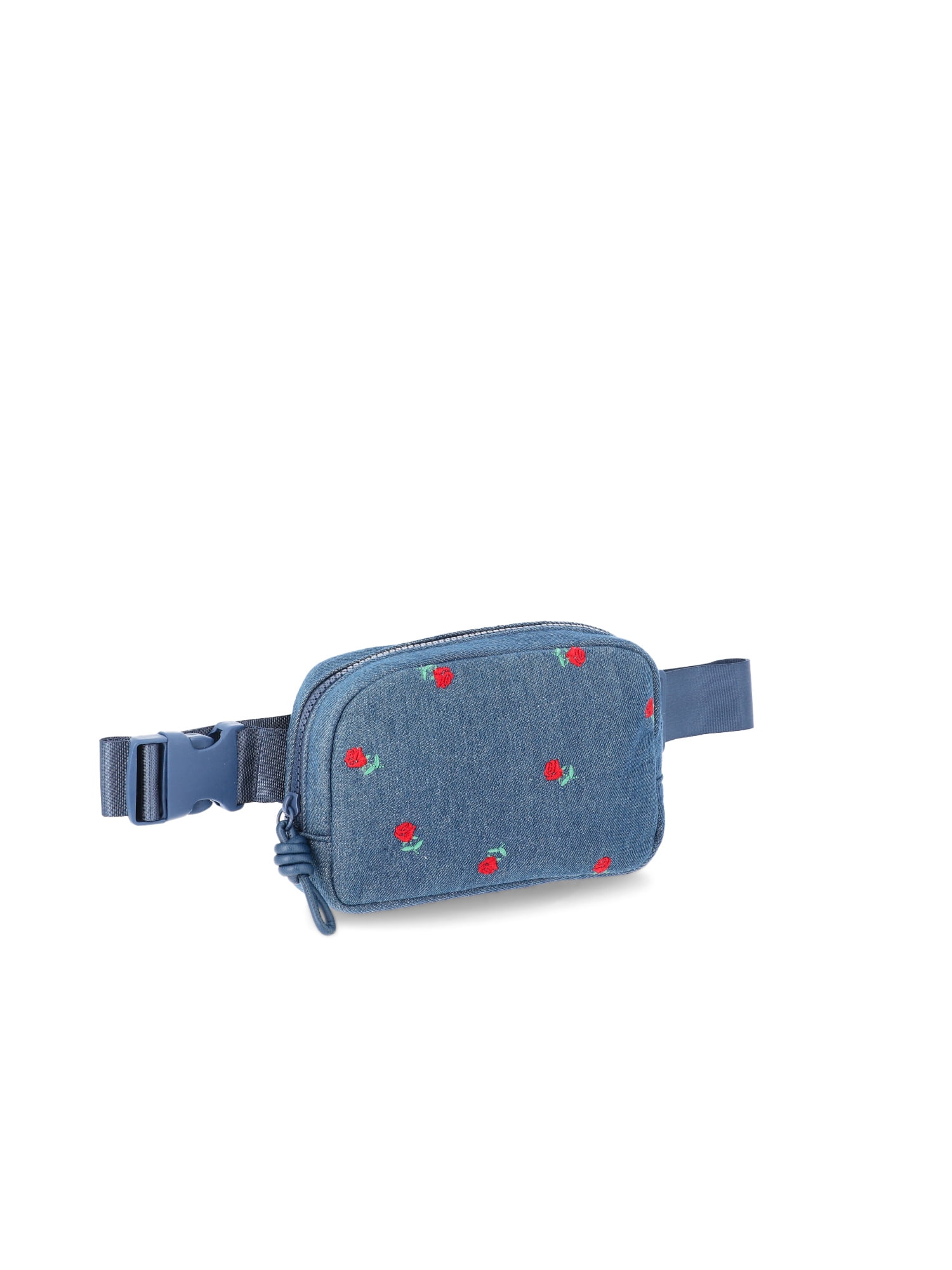 No Boundaries Hands Free Fanny Pack, Denim, Women’s