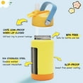 thumbnail image 6 of Hawsaiy 12oz Kids Insulated Water Bottle with Straw Lid, Leak-Proof Stainless Steel BPA-Free Thermos for School Boys and Girls, 6 of 8