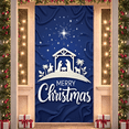 thumbnail image 6 of Star Design Merry Christmas Scene Religious Theme Banner for Christmas Party Indoor Decoration Holiday Event, 6 of 9