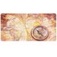 thumbnail image 1 of Alfombrilla de ratón única personalizada brillante resistente a la decoloración patrón de mapa del mundo retro impermeable resistente al calor alfombrilla de escritorio grande 300x600x2mm, 1 of 10
