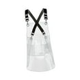 thumbnail image 4 of Delantal transparente de TPU, cómodo de usar, con tirantes ajustables. negro, 4 of 8