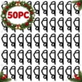 thumbnail image 3 of Chnmavx 50-Pack Christmas Light Clips, Upgraded String Light Siding Clips Sliding Hooks Light Hanging Hooks Outdoor Weatherproof Plastic Clips for String Lights Xmas Decor Black, 3 of 10