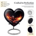 thumbnail image 3 of Red And Blue Phoenix In Fire Large Urns For Human Ashes Adult Male - Urns For Human Ashes Adult Female - Adult Urns For Human Ashes Men - Funeral Urns For Adult Ashes Women (Size -8inch), 3 of 5