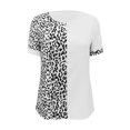 thumbnail image 3 of Vedolay Women's T-Shirts Womens Puff Short Sleeve Top Casual V Neck T-Shirts Summer Basic Tops Loose Fitting,White S, 3 of 5