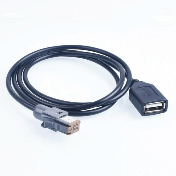 4-Pin Car Aux Audio Input Media Data Wire Plug USB Adapter Conector For Subaru