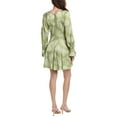 thumbnail image 2 of Rebecca Taylor womens  Godet Mini Dress, 10, Green, 2 of 3