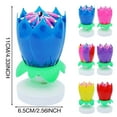 Zhaox Clearance Birthday Cake Flower Candles with Happy Birthday Music