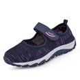 thumbnail image 3 of Zapatillas de deporte de verano 2022, zapatos de mujer para mamá, ocio, fondo suave, transpirable, zapatos para caminar de malla de aire, deportes para correr, 3 of 5