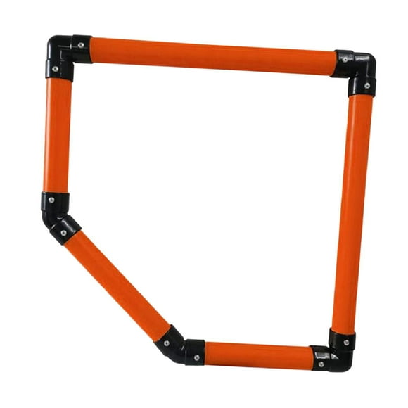 S SERENABLE Football Goal Corner Target Improve Accuracy Premium Soccer Target for Goals Orange