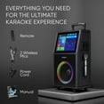 MASINGO 2023 Professional Karaoke Machine with Lyrics Display Screen
