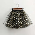 thumbnail image 4 of Carnival Tutu Skirt for Women Mesh Flowy Layered Spring Summer Outfit Dresses,Black,S, 4 of 6