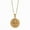 Gold, variant on Vintage Compass Necklace Fashion Men Neckchain Waterproof Pendant Choker Chain