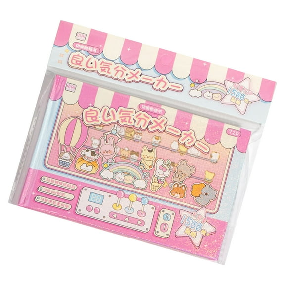 Good Mood Maker Sticker Book Reward Stickers Decorative Label Scrapbook Sticker Luggage Stickers for Laptop