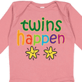 thumbnail image 4 of Inktastic Twins Happen Baby Boys or Girls Long Sleeve Baby Bodysuit, 4 of 5