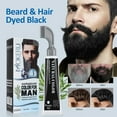 thumbnail image 4 of Just for Men Mustache Beard Dye Black, Instant Hair & Beard Coloring, Dye Hair Shampoo for Gray Hair Coverage, Black Root Touch Up, Healthy Facial Hai, Long-Lasting, 5min Fast Dyeing, 2.7oz, 4 of 12