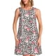 thumbnail image 1 of Easygdp Rose Mix Leopard 3 para Vestido Transpirable de Mujer, Vestido Suelto de Manga Corta con Pliegues y Bolsillos para el Verano, 1 of 7