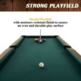 thumbnail image 3 of 7.25 ft Winstead Pool Table - Full Size Billiard Table with Complete Accessories Set, Green, by Barrington Billiards, 3 of 6