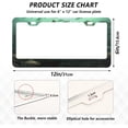 thumbnail image 3 of GZHJMY 2 Pcs License Plate Frame Cute Sharks License Plate Cover Universal Aluminum US Car Tag Frame with 2 Holes and Screws for Front & Back License Plate Decorative, 3 of 7