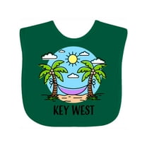 Inktastic Summer Vacation in Key West Boys or Girls Baby Bib