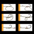 thumbnail image 2 of 50pcs Luminous Fishing Hooks Carbon Steel Glow In Night Fishing Hooks, 2 of 4