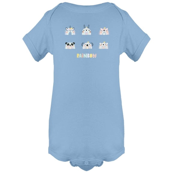 Cute  Rainbow Unicorn Bodysuit Infant -Image by Shutterstock,  24 Months