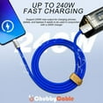 Chubby 3.0 Fast Charging Cable Durable Soft Silicone USB C Cable 240W