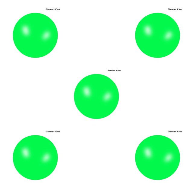 Tholdsy Juguetes que cambian de color Espuma TPR Bolas Juguetes para niños Niños Adultos Alivio del estrés Juguetes divertidos Alivio del Verde 4.5 CM 5Conjunto