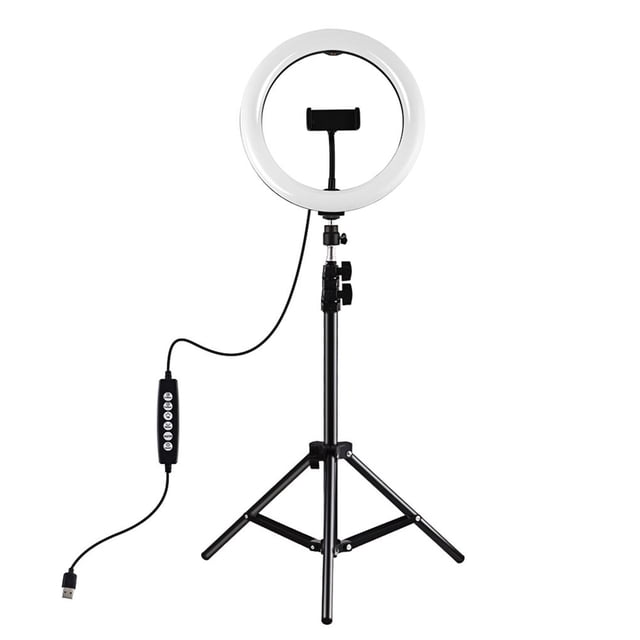 Anillo De Luz Led Para Selfie Pht3044, Anillo De Lámpara De Relleno Circular, Lámpara De Relleno De Luz Regulable Para Transmisión En Vivo De Vídeo De Maquillaje En El Hogar Kearding HA014137-00