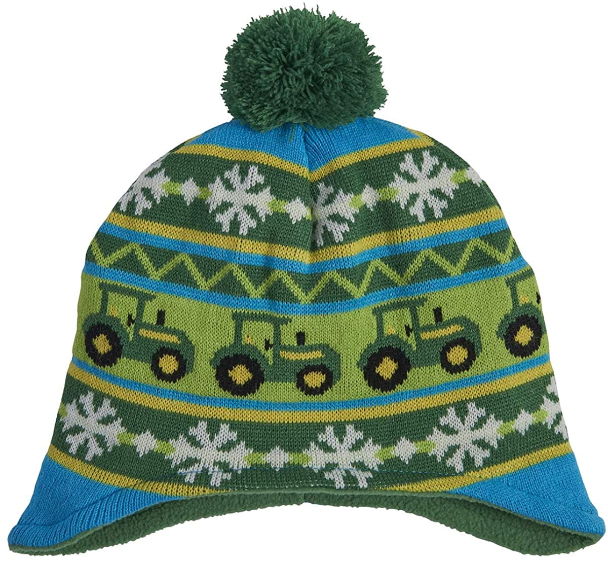 boys green winter hat