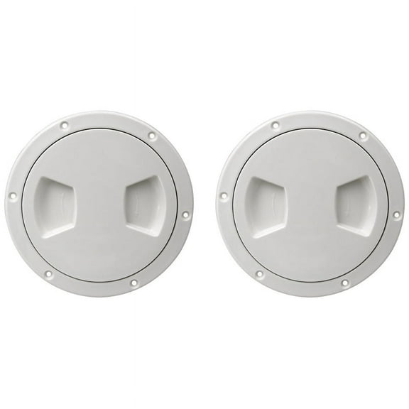 2X Screw Out Inspection Deck Plate Hatch Marine Boat Yacht Detachable Cover Abs-5 Inch