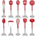 thumbnail image 2 of Kaluns 10 Pcs Kitchen Utensils Set – Nylon & Stainless Steel Cooking Utensil Set – Non-Stick, Heat Resistant Cookware Utensils – Kitchen Essentials, 2 of 7
