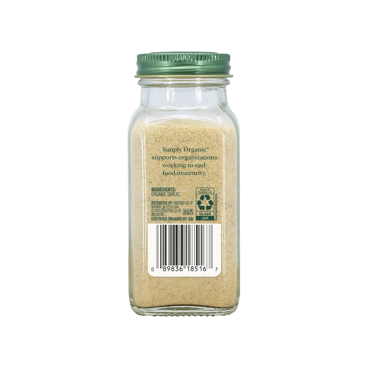 Simply Organic Garlic Powder 3.64 oz Pack of 2