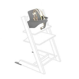 Tripp Trapp High Chair from Stokke, Black - Adjustable, Convertible Chair  for Children & Adults - Includes Baby Set with Removable Harness for Ages