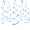 Blue, variant on Iridescent White Party Hanging Swirl Decorations Shimmer Transparent White Plastic Streamer for Ceiling, Pack of 28