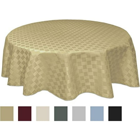 oval tablecloth bardwil inch spill khaki reflections proof dialog displays option button additional opens zoom walmart